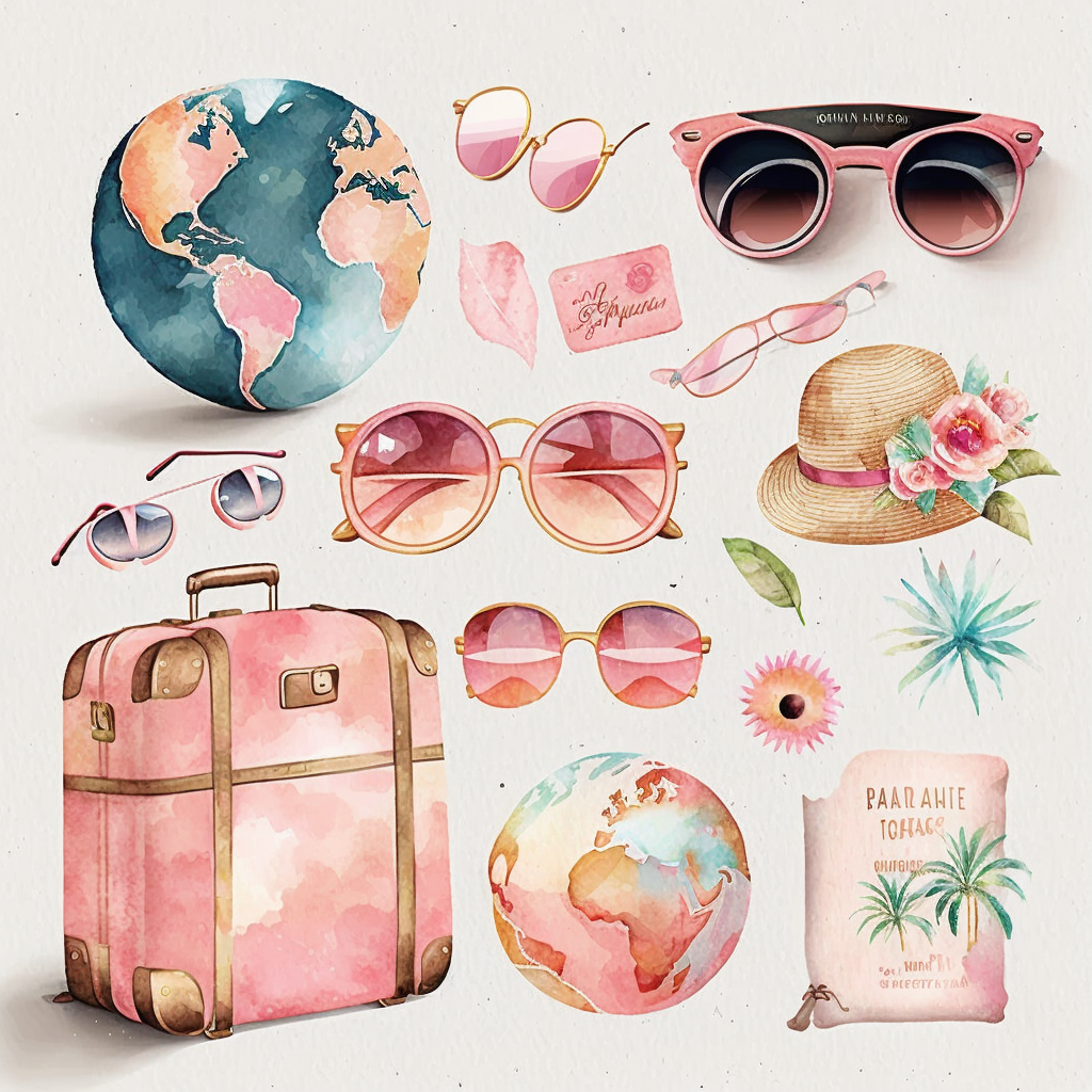 cliparts travel luggage
