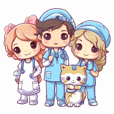 kawaii nursing clip art