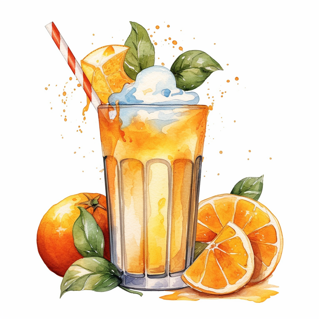 orange juice cliparts