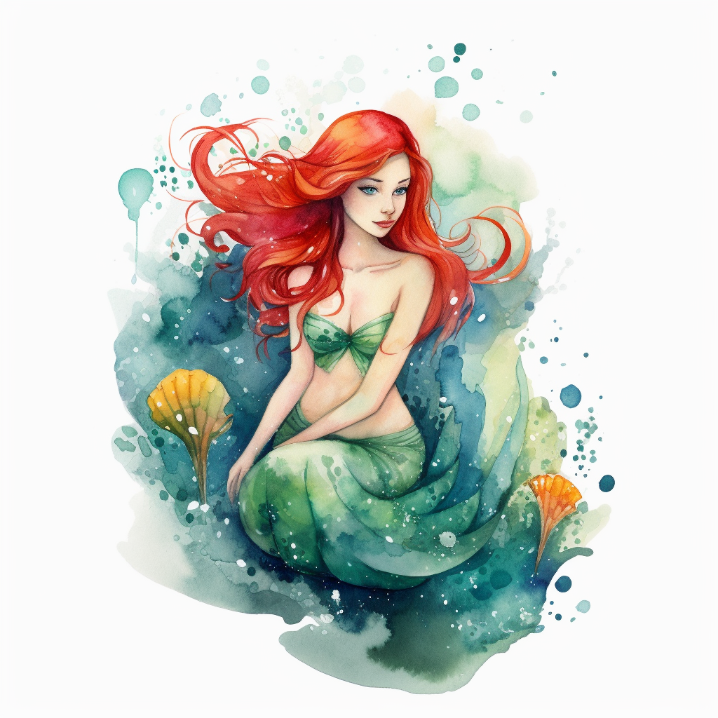 Was Ariel's color specified in the original Danish tale of the Little  Mermaid? - Quora