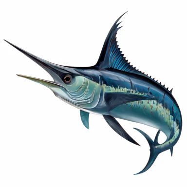 marlin clipart vector