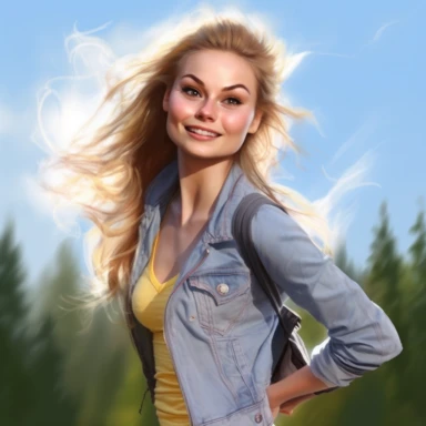 Full Body, jonas tiberius clipart, in the style of energetic brushwork, magali villeneuve, dc comics, schoolgirl lifestyle, steve henderson, animated exuberance, neo-pop sensibility