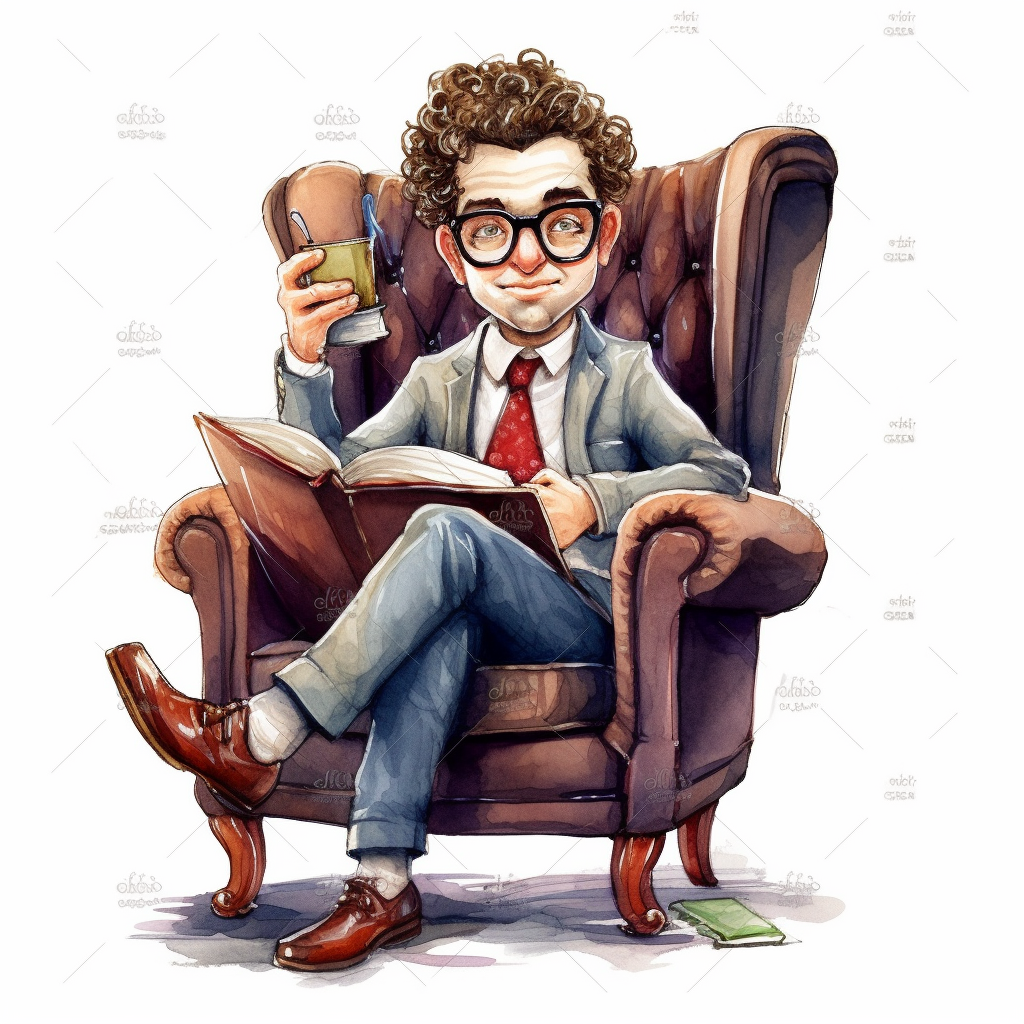 curly man cliparts