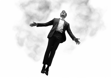 person, black and white clipart black and white, person, man, man, artist, person, in the style of gravity-defying architecture, pierce brosnan, alex prager, jump cuts, william eggleston, dynamic pose, ethereal minimalism