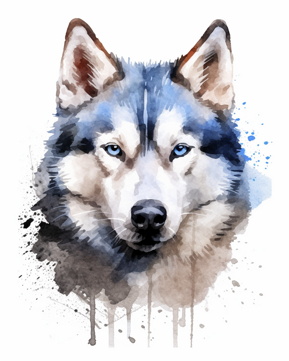 huskies cliparts
