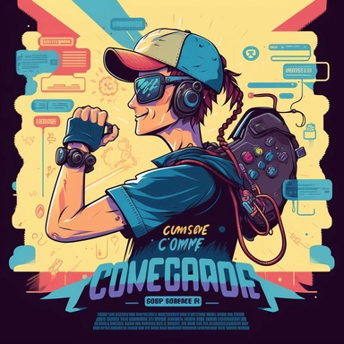 Game Developer, programmer, coding bootcamp, workshop, vr headset, gauges, virtual reality, poster, vector, 2d illustration, clipart, few colors