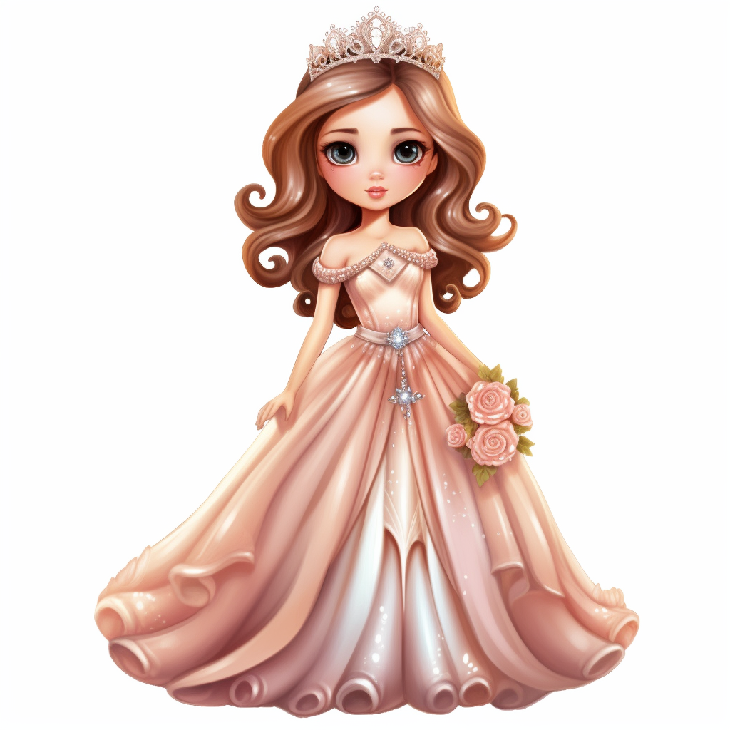 large princess cliparts