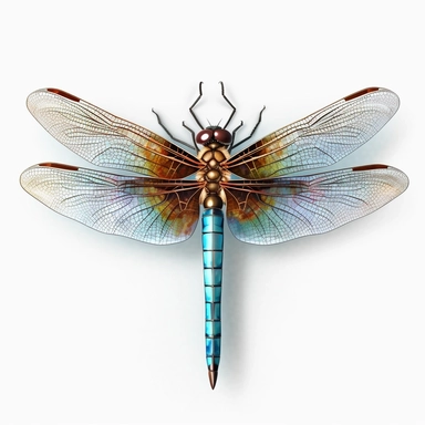 dragonfly clipart in 3d