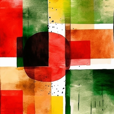 watercolor,hd, clipart, abstract art, celebrating Juneteenth, red, black, green--s 250