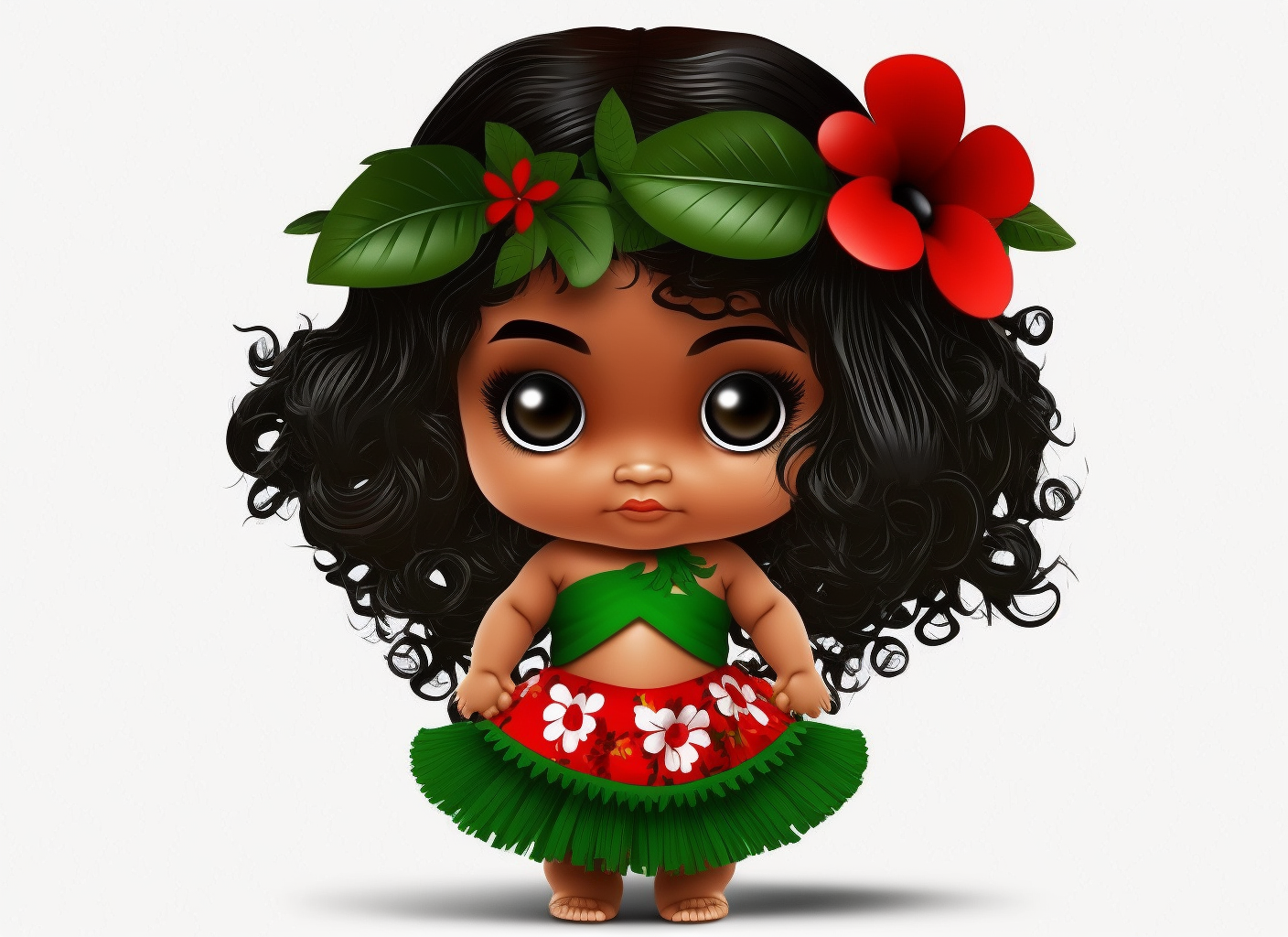 hawaiian dancer cliparts