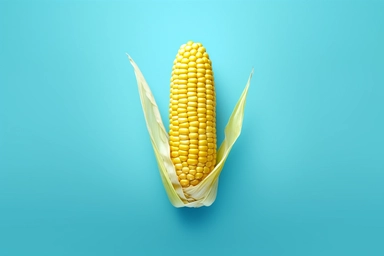 High-resolution, photorealistic clip art of a [corn], isolated on a clean [candy] background, this image features no border, frame, text, or typography, ensuring a clean and clear visual, the expert lighting and texture details showcase object simplicity