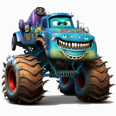disney pixar clipart monster truck