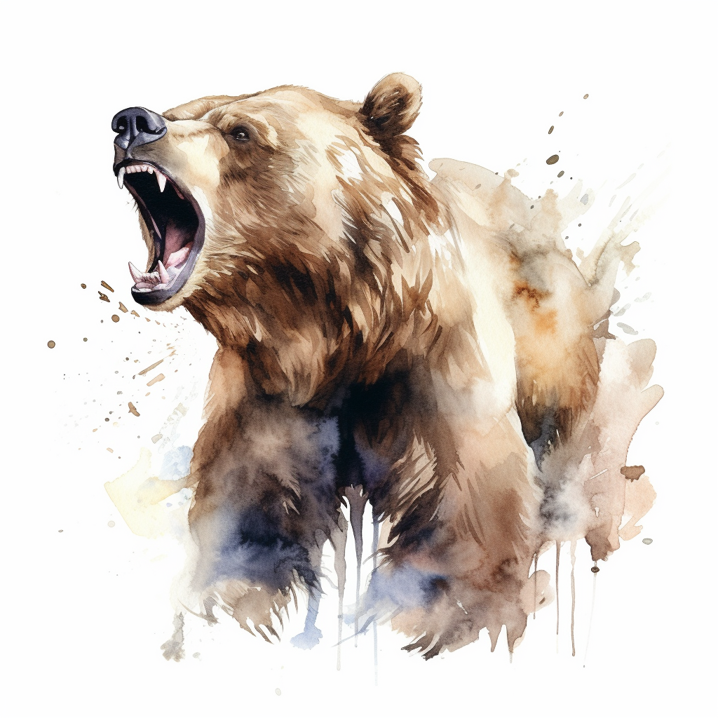 grizzly bear clipart