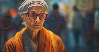 images of old people portraits for print, art, design, wallpaper and clipart,outstanding clothing detail, unique curatorial approach, filled with hidden elements in blue and crimson: Some of the methods employed in this work are miniature