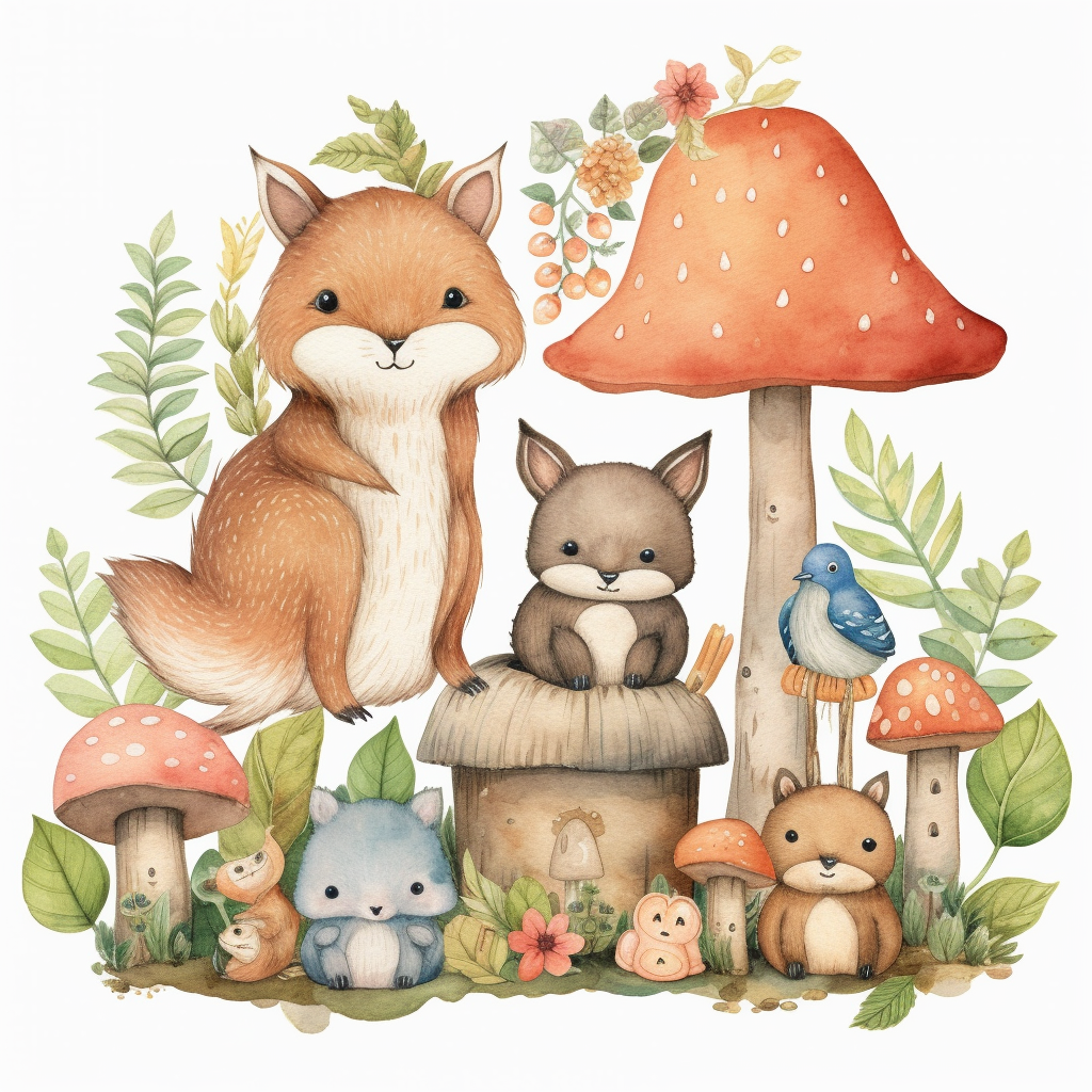 animated friends cliparts