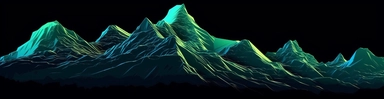 mountain mountain range mountain clipart picture, in the style of dark green and azure, data visualization, calm waters, animated gifs, julian opie, 1000–1400 ce, high-angle