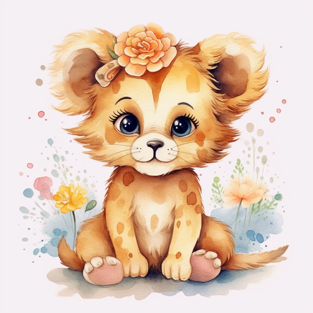 cartoon lion clipart