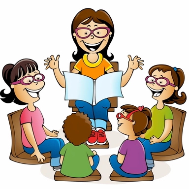 School Clipart kids teacher learning fun