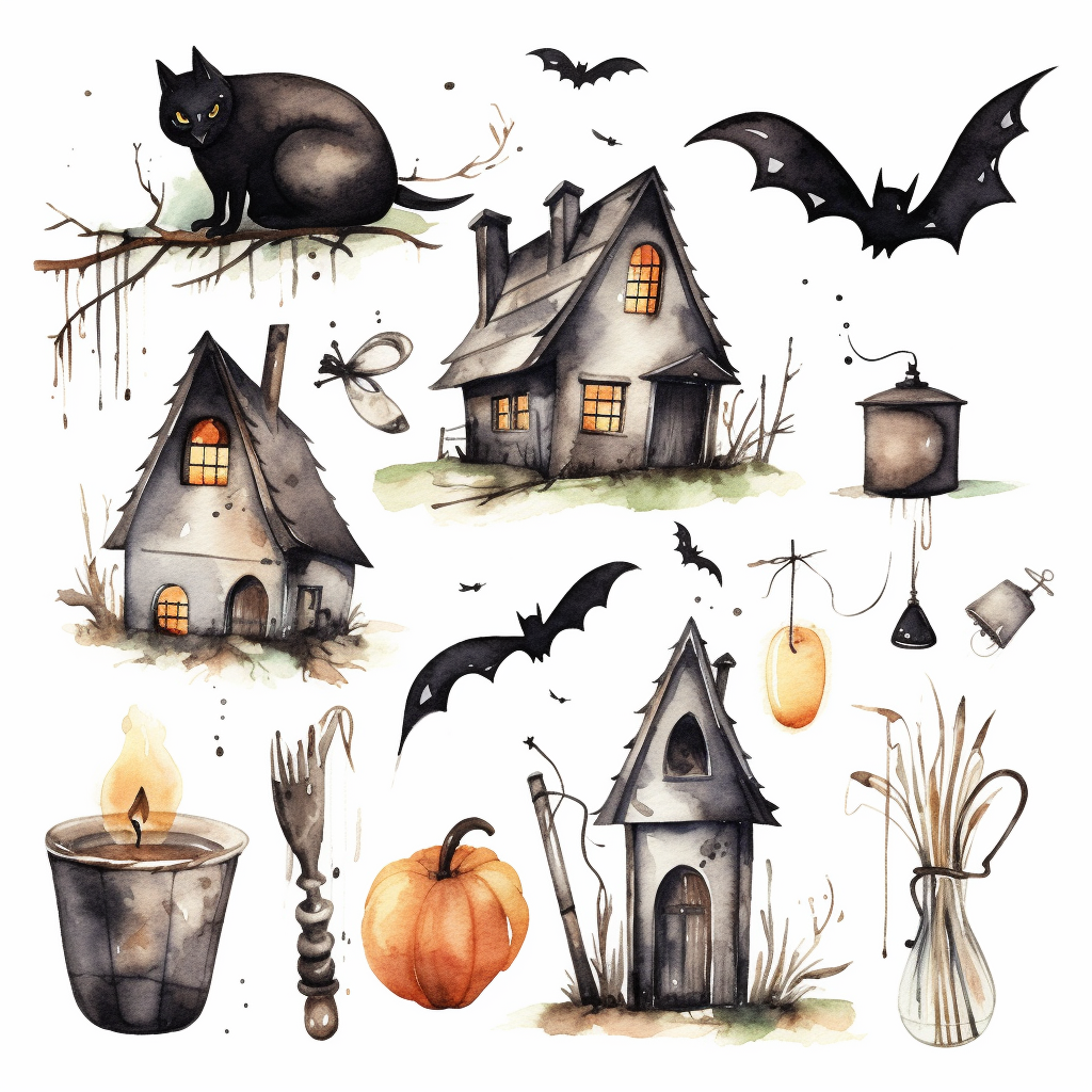 halloween invitation cliparts