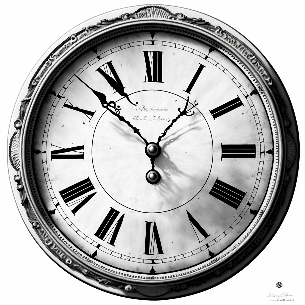 clock face clipart