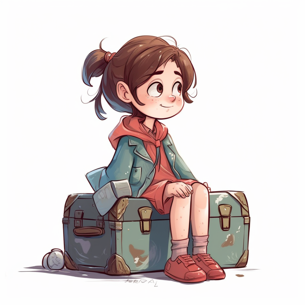 cute suitcase cliparts
