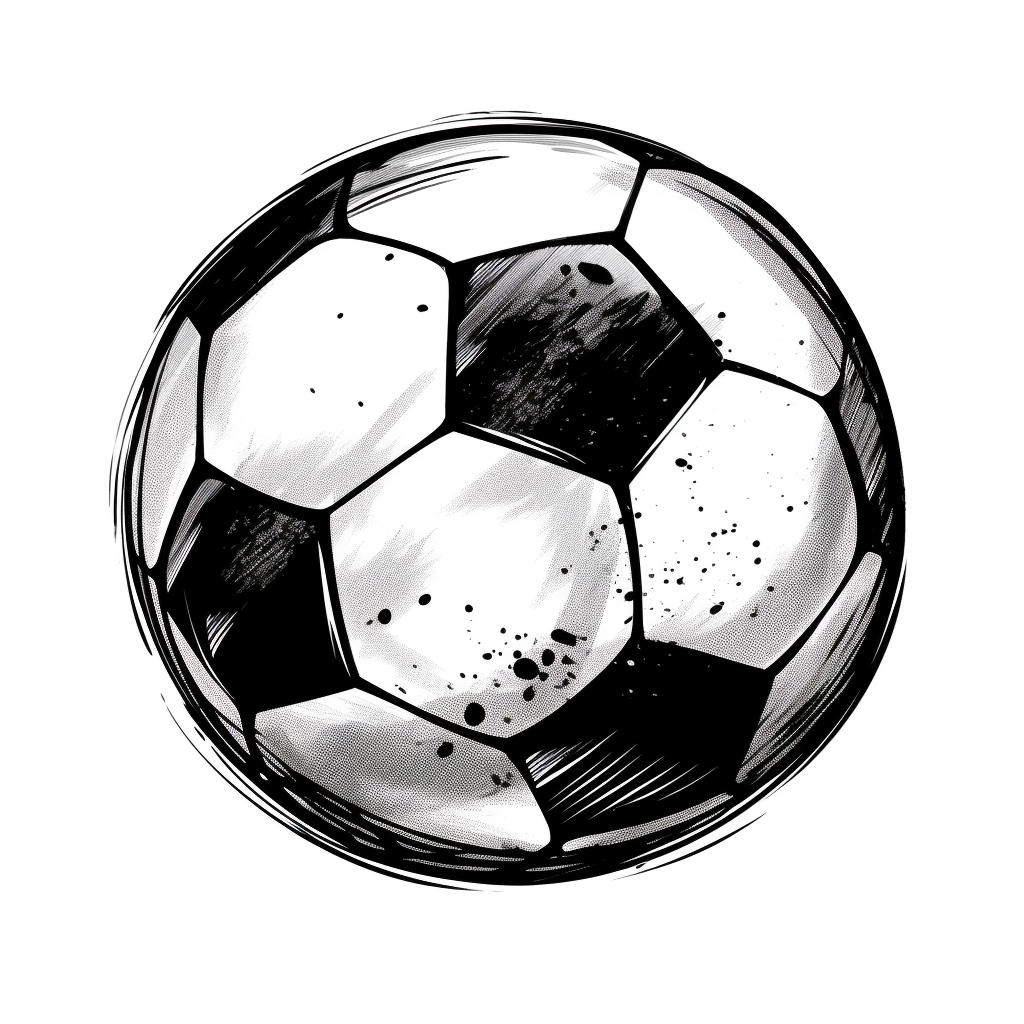 ball clipart black and white