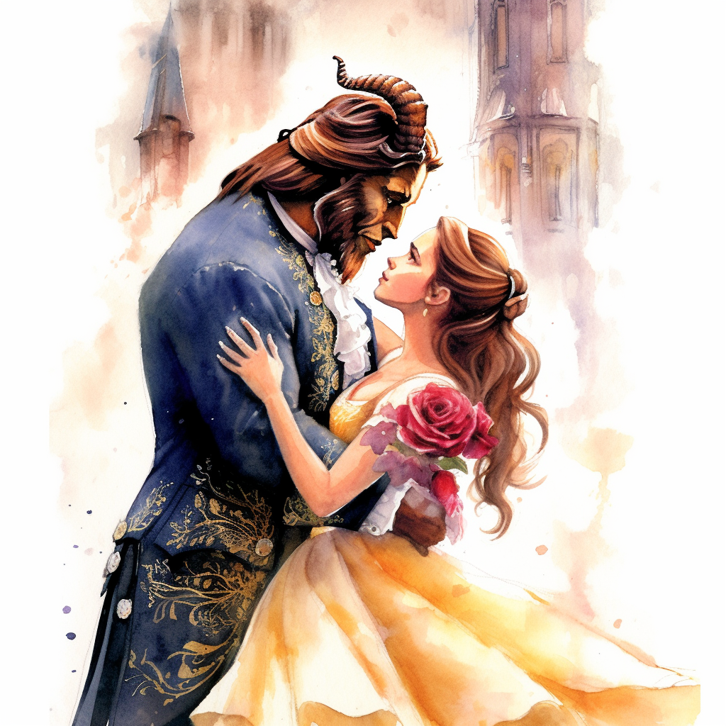 beauty and the beast clipart