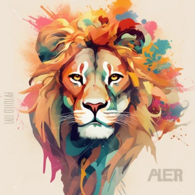 vector art, logo design, female lion drawing, female lion clipart, transparent background, 4k quality, flawless drawing jaguar, Alebrije, abstract, Illustrators, by Sabbas Apterus , no writing