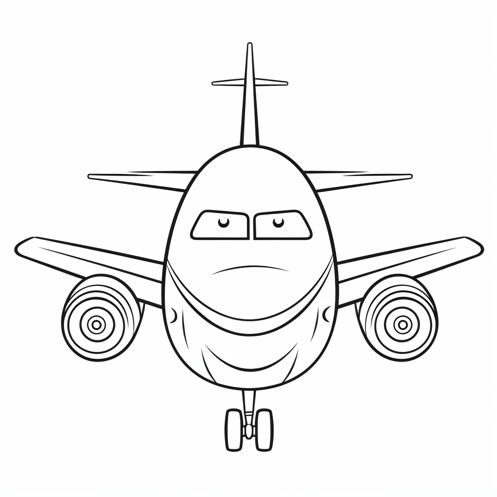 black airplane cliparts