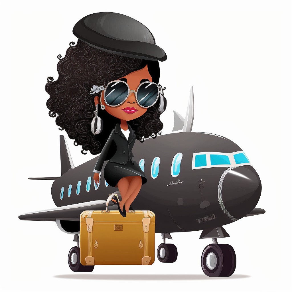 black airplane cliparts