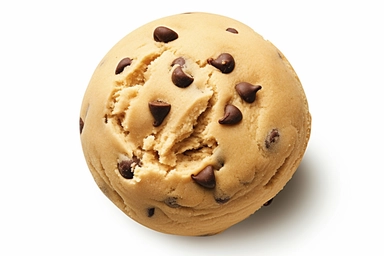 cookie+dough , highly detailed, isolated on white, clipart,