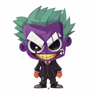 Clipart mignion joker