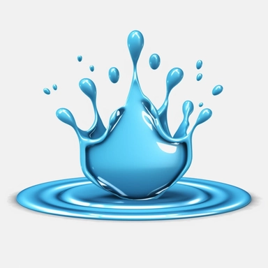 make water drip and splash clipart