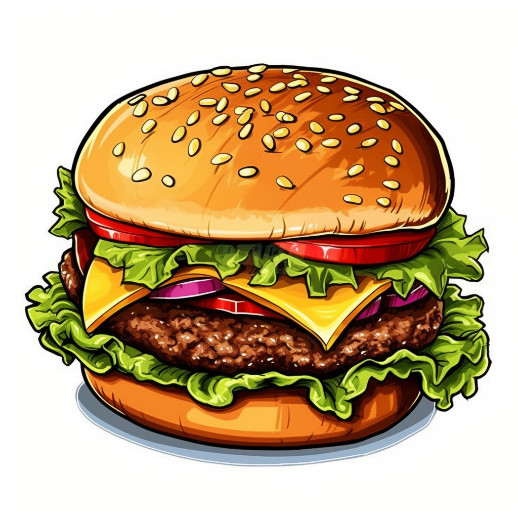 hamburger patty cliparts