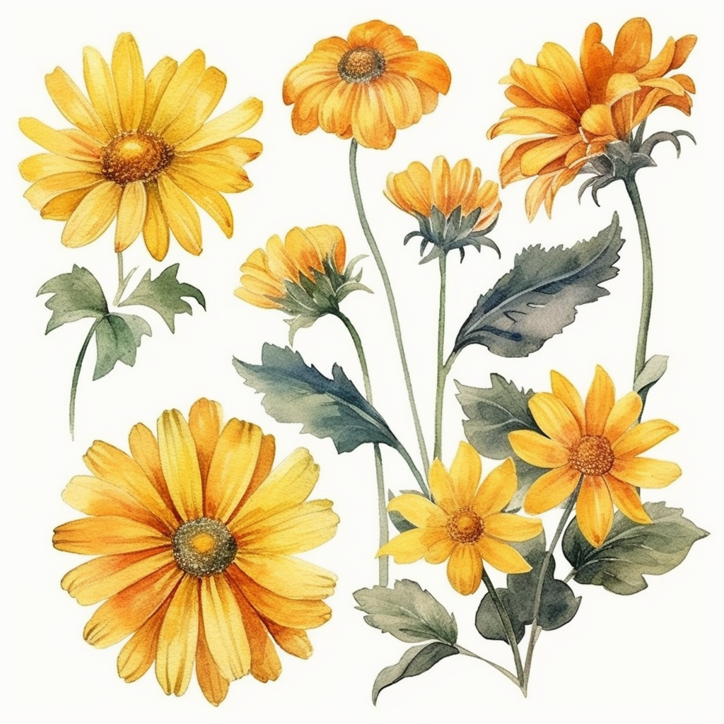 daisy flower cliparts