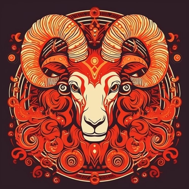 Create a set of eye-catching clip art images representing the zodiac sign Aries. The medium for these artworks should be vector graphics, ensuring clean lines and scalability. Embrace a vibrant and dynamic style, drawing inspiration from contemporary graphic design. Focus on capturing the essence of Aries, the fire sign known for its passion and determination. Use bold and energetic colors such as fiery reds, oranges, and yellows, reflecting the fiery nature of Aries. Incorporate distinct Aries 