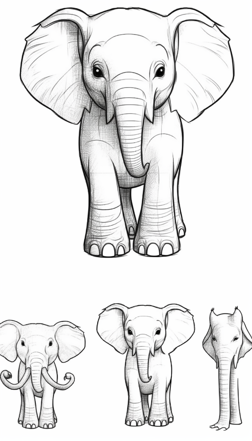 elephants cliparts