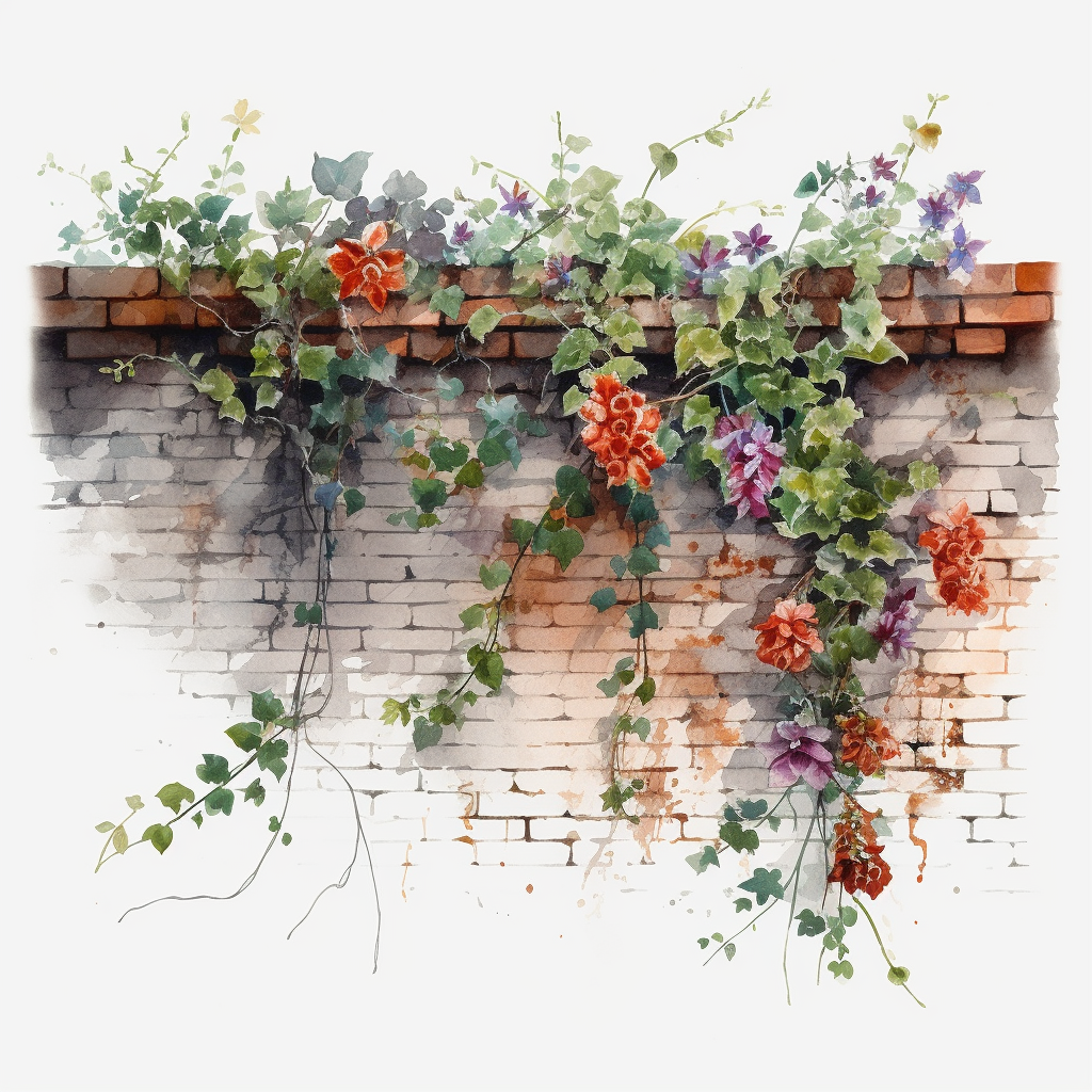 brick wall clipart