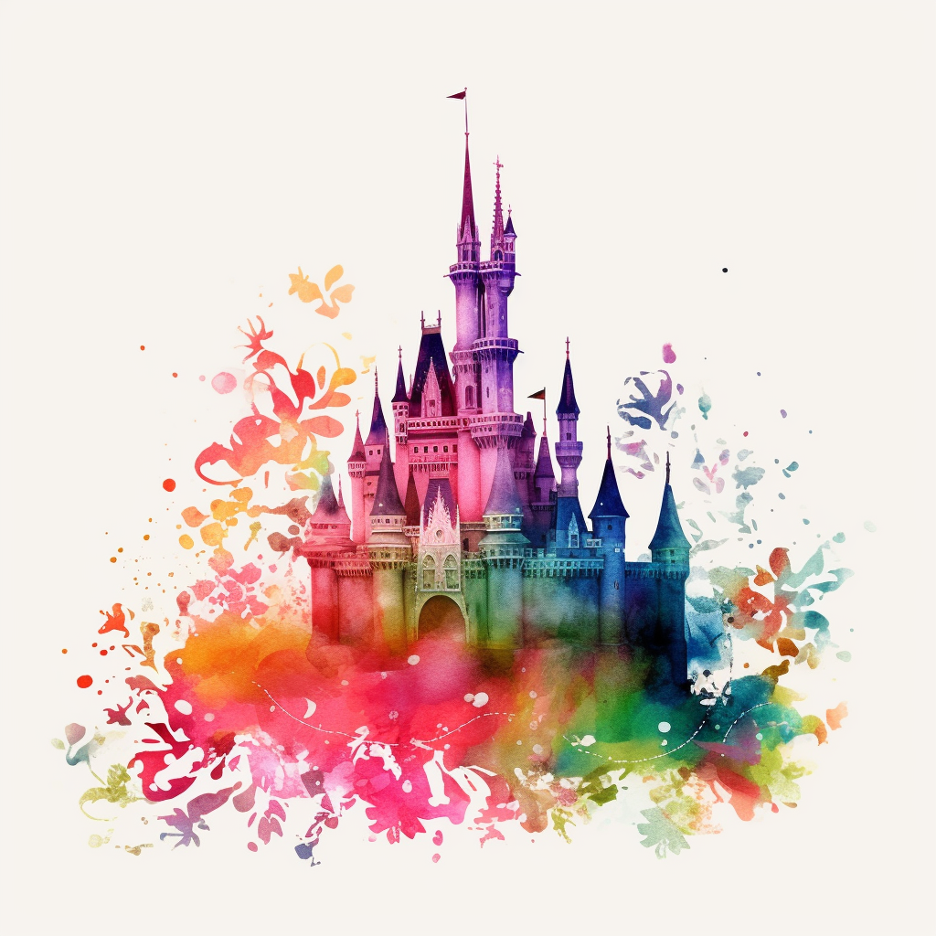 disney castle clipart