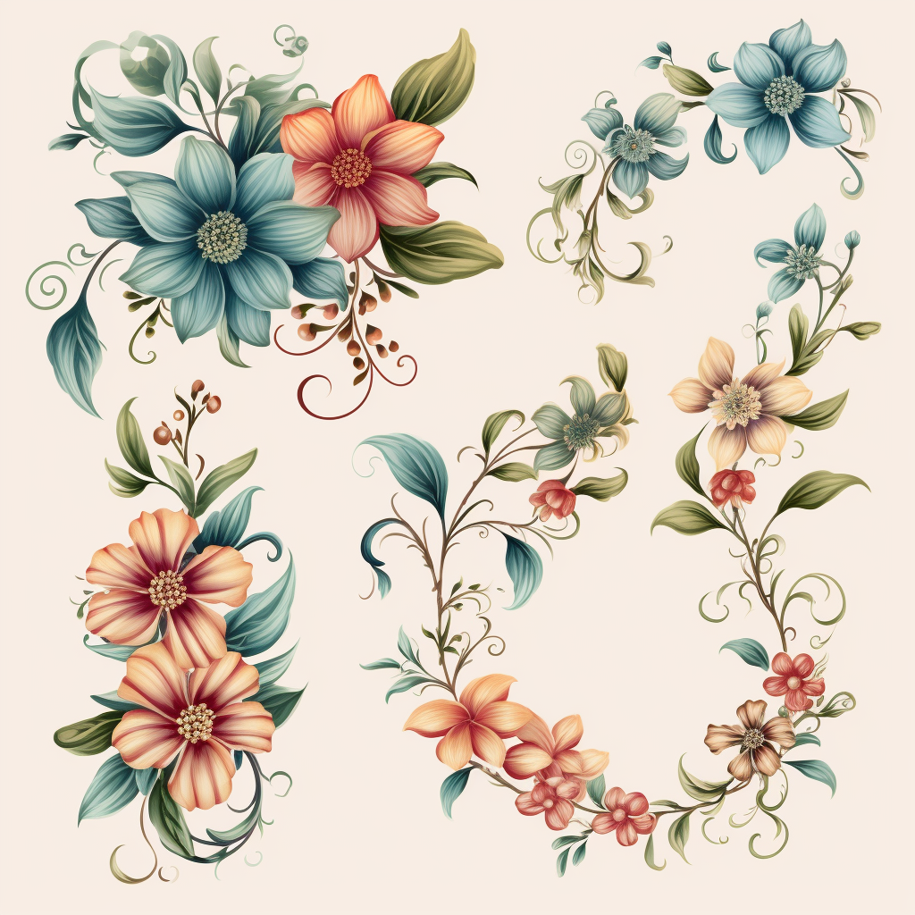 floral design clipart