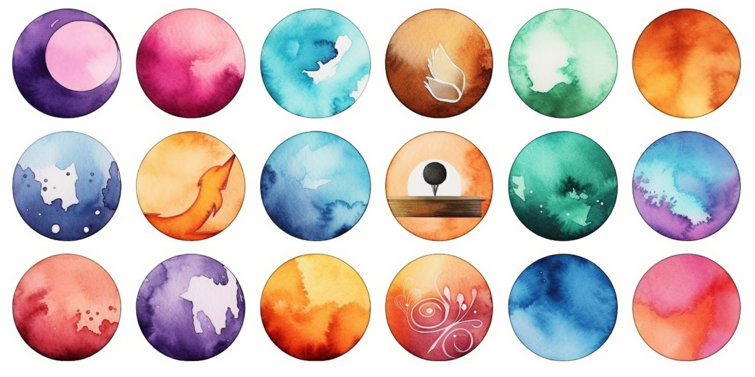 instagram highlights cover icon aquarell clipart - Clip Art Library