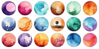 instagram highlights cover icon aquarell clipart