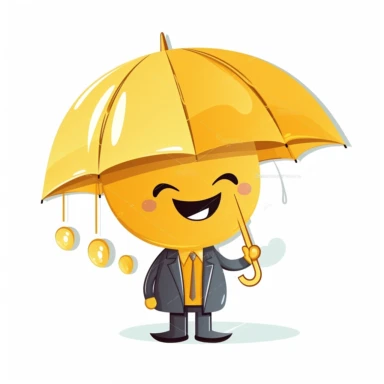happy cute Insurance Assessor face, cartoon, clipart, mascot, isolated on white background