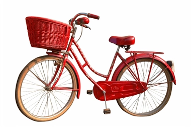 High-resolution, photorealistic clip art of a [bicycle], isolated on a clean [white] background, this image features no border, frame, text, or typography, ensuring a clean and clear visual, the expert lighting and texture details showcase object simplicity