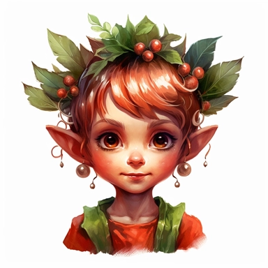 clipart elf children girl son of nature big pointy ears