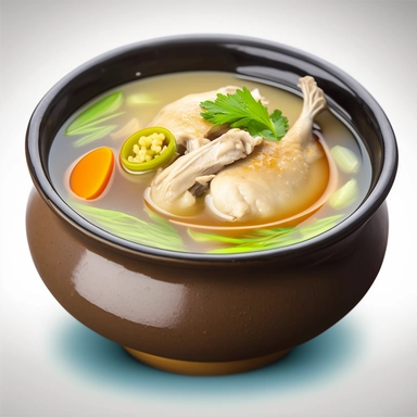 clipart bowl of chicken soup