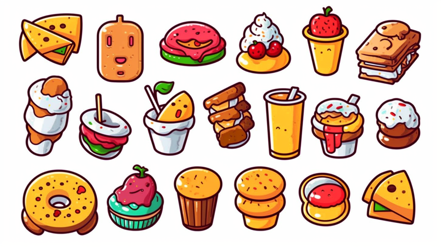 food graphics cliparts