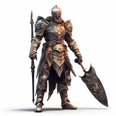 isolated images, illustrations on a white background, armor, halloween action scene, serene, dark fantasy ,Clipart, cartoon, realistic, isolated, full building, highly detailed, hdr, 32K, photo expert quality,game asset , hyperrealistic and highly detailed, isolated on a white background, Screenprint, art of Martin Ansin