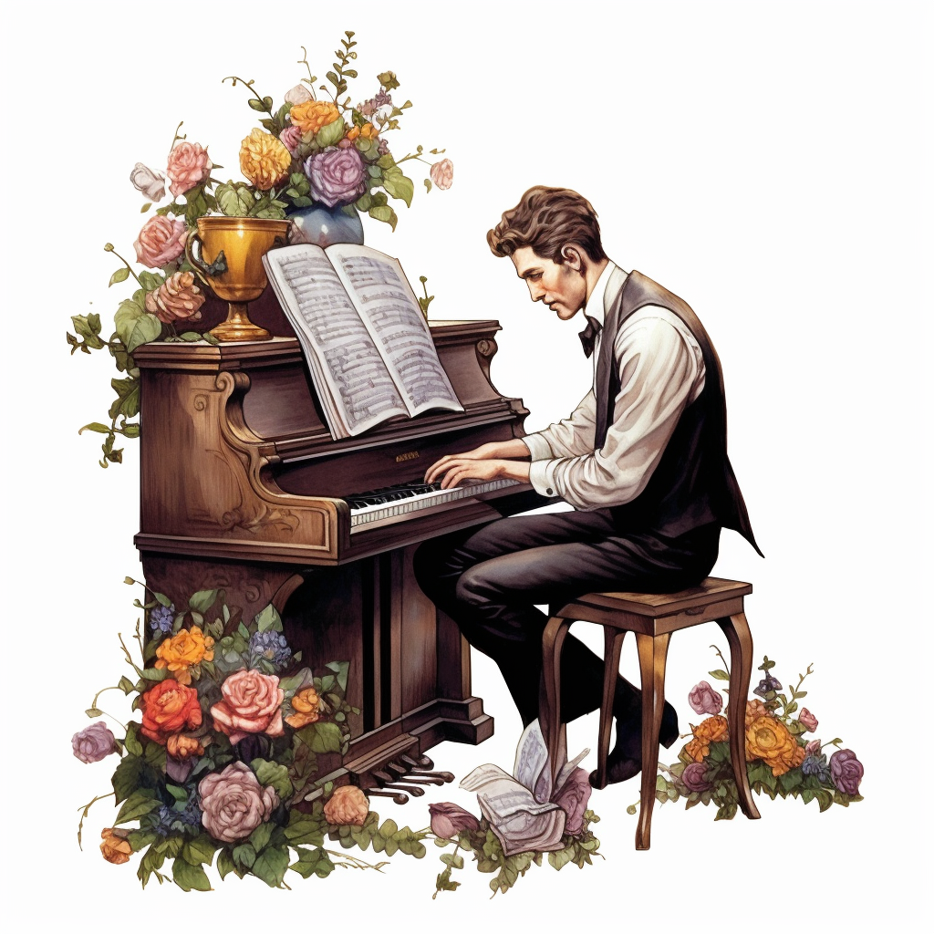 music piano cliparts