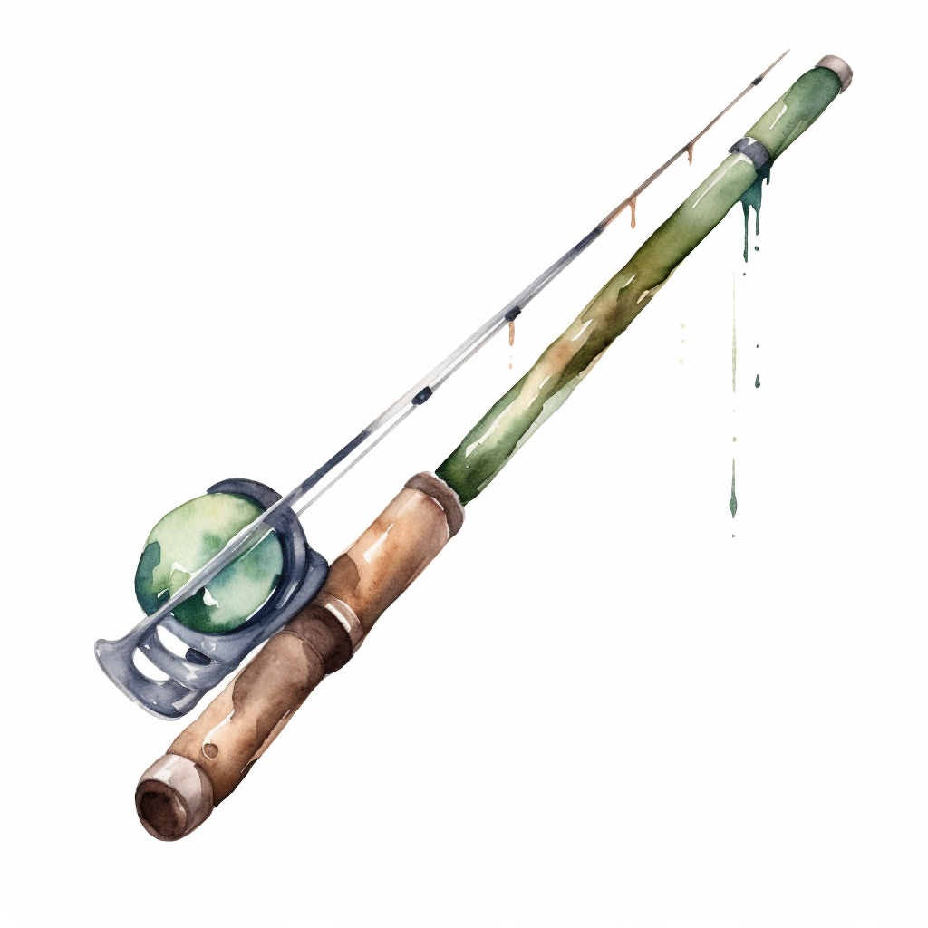 fishing pole clipart